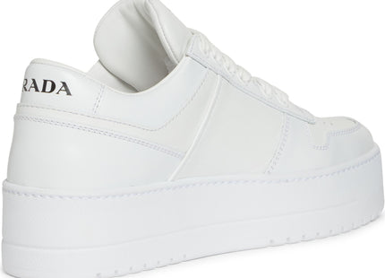 Prada Flatform Downtown Leather Sneaker