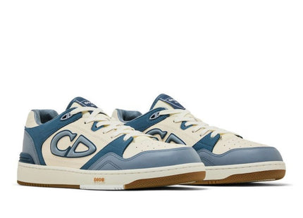 Dior B27 Low Sneaker – Cream & Blue
