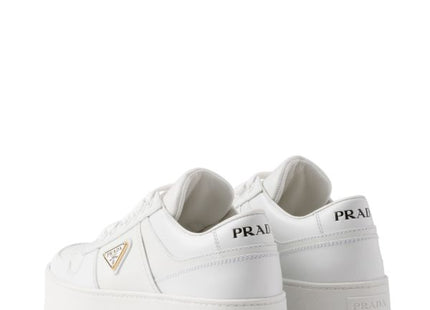 Prada Flatform Downtown Leather Sneaker