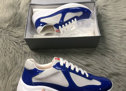 Prada America’s Cup Sneakers – Patent Leather & Technical Fabric
