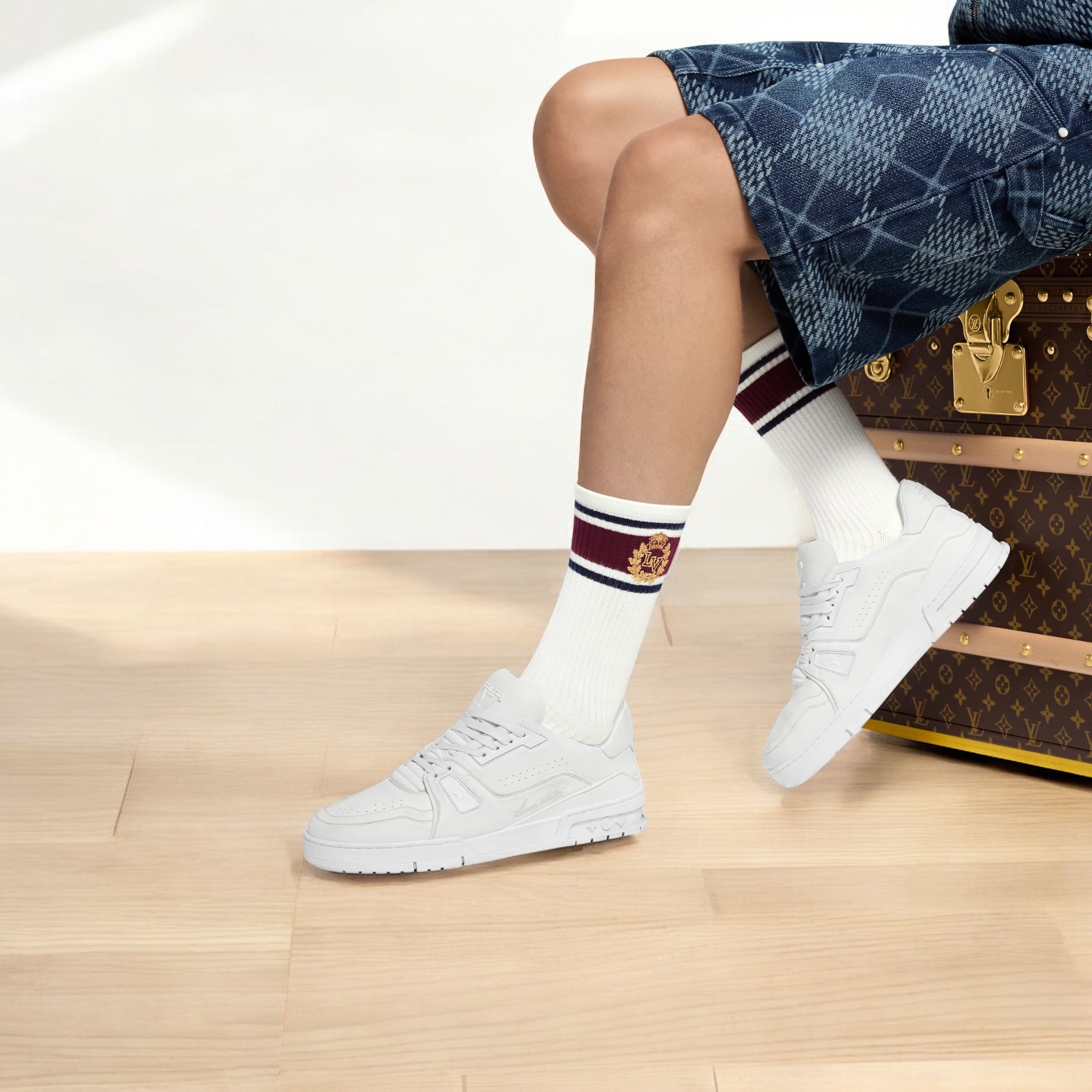 Louis Vuitton LV Trainer Sneaker – Triple White