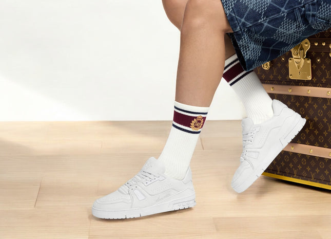 Louis Vuitton LV Trainer Sneaker – Triple White