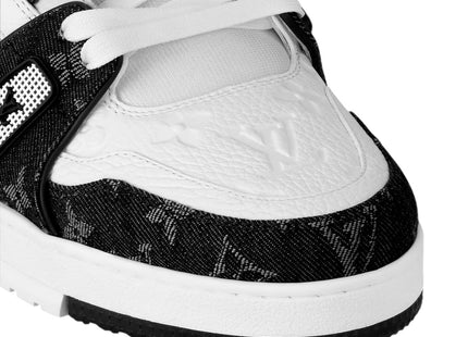 Louis Vuitton LV Trainer Sneaker – Black & White Monogram Edition
