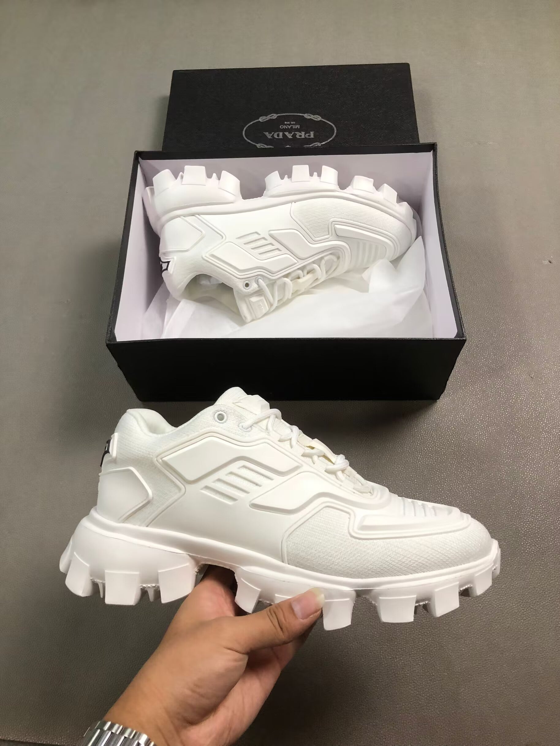 Prada Cloudbust Thunder Knit White