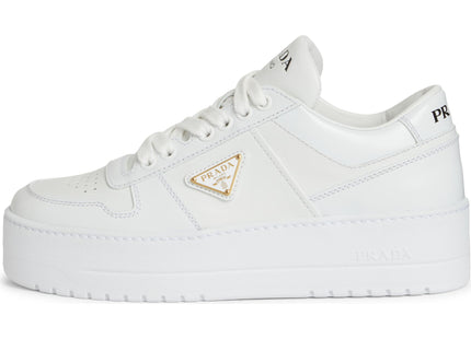 Prada Flatform Downtown Leather Sneaker