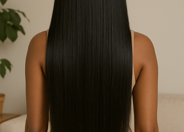 Straight 13x4 Full Frontal Wig – 200% Density - 100% Human air