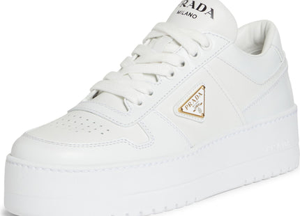 Prada Flatform Downtown Leather Sneaker