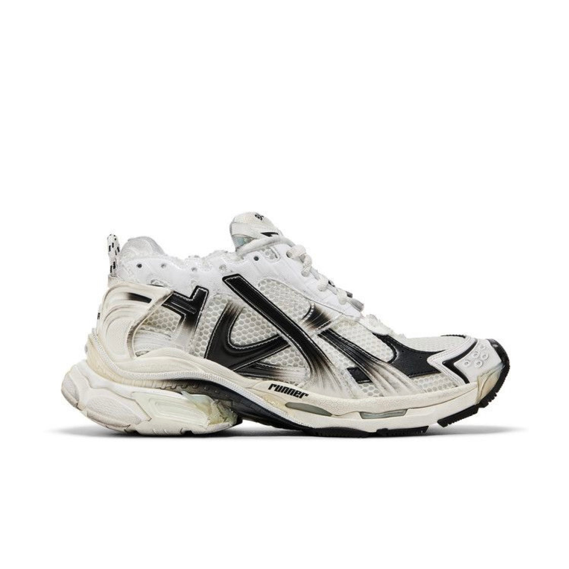 Balenciaga Runner Sneaker – Gradient White/Black