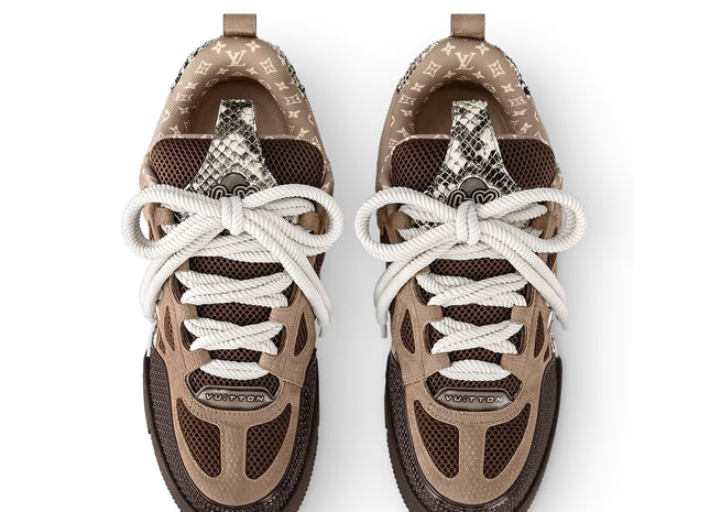 Louis Vuitton LV Trainer Sneaker – Brown Python Edition
