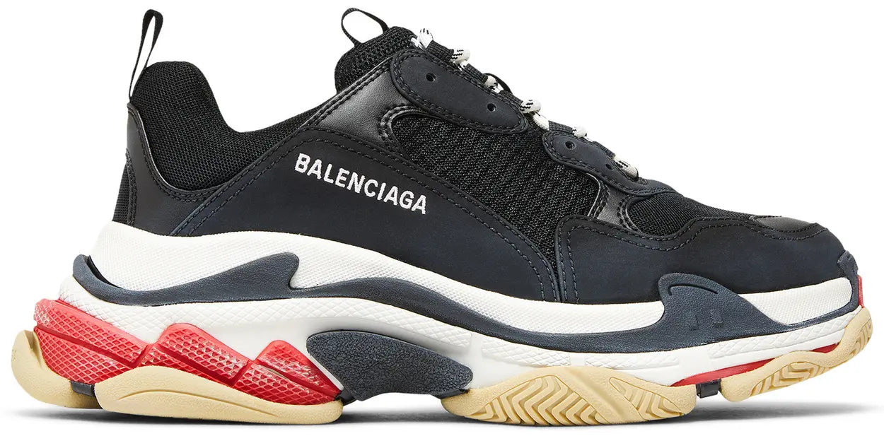 Balenciaga Triple S - Black/Red/White