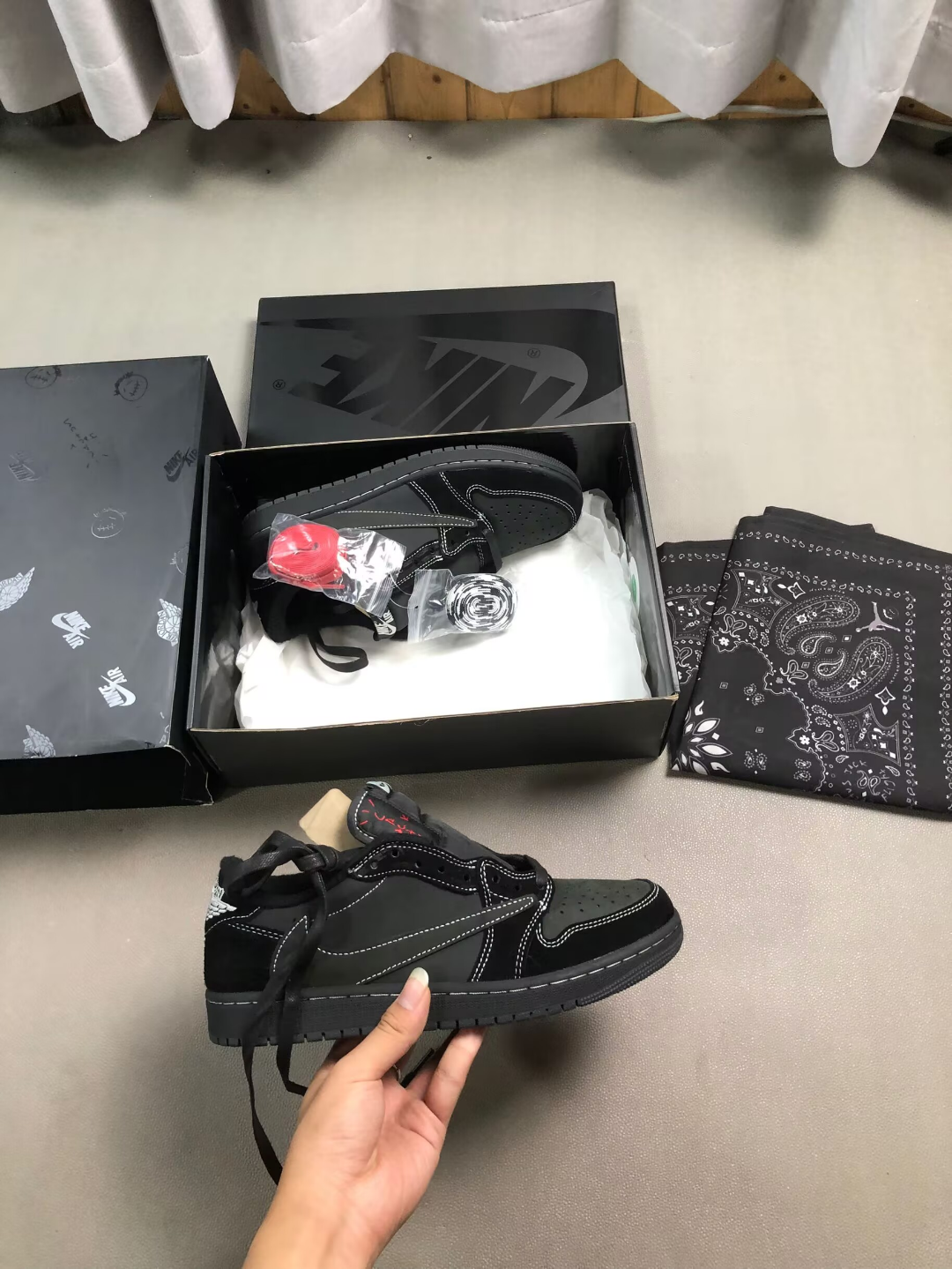 Nike Air Jordan 1 Low OG x Travis Scott ‘Black Phantom