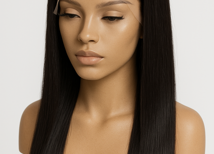 Straight 13x4 Full Frontal Wig – 200% Density - 100% Human air