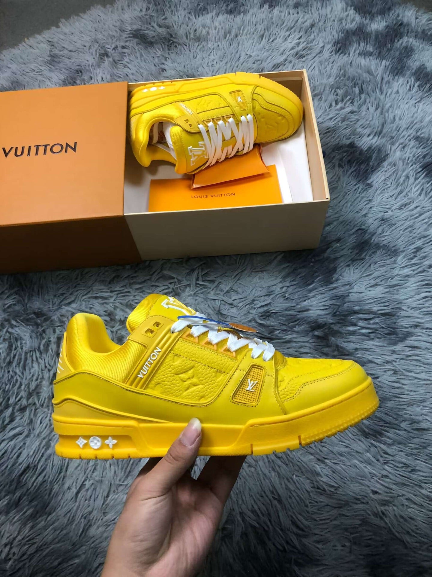 LOUIS VUITTON Trainers 'Yellow Monogram'