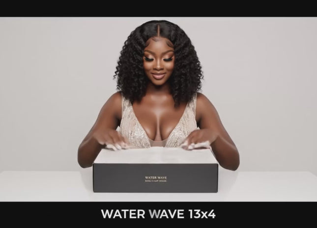 ✨ Water Wave 13x4 Full Frontal Wig – 200% High Density ✨ 100% Human hair